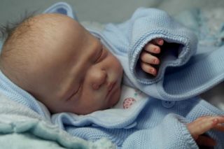 Hunnybear Nursery Reborn Doll Fake Baby Boy Benji by Marita Winters Edition