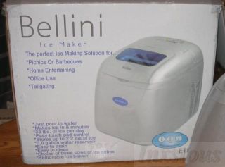 Bellini Portable Countertop Ice Maker Machine 33 lb Day