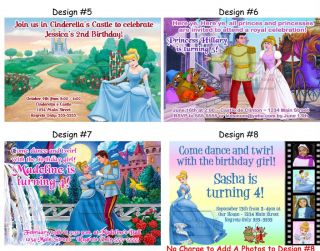 Princess Cinderella Birthday Party Ticket Invitations Supplies and Favors