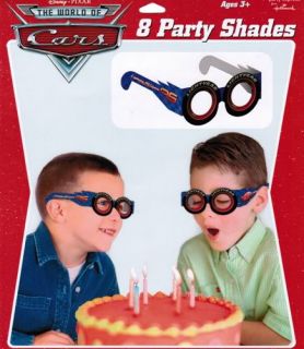 Disney Pixar Cars McQueen Party Shades 8 Pack Party Supplies