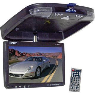 New Pyle PLRD92 9" Flip Down Roof Mount Monitor DVD Player with Wireless FM