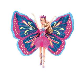 Barbie Fairy Tastic Princess Doll Pink Blue Fairy Doll