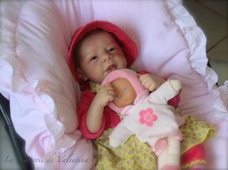 Reborn Baby Michelle Evelina Wosnjuk Doll Tummy Plate