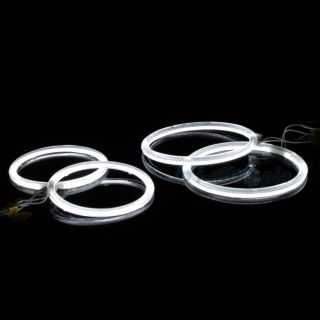 4 x White CCFL Angel Eye Halo Ring Car Light Lamp for Land Rover