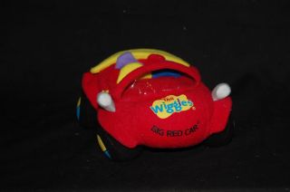 6" Plush The Wiggles Big Red Car Beanie Convertible Toy