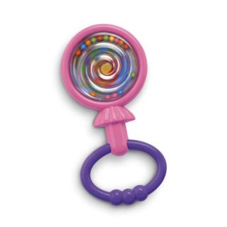 New Fisher Price Lollipop Rattle Infant Baby Girl's Boy's Fun Toys