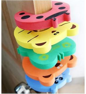 Cute Child Baby Cartoon Door Stop Safety Finger Protect