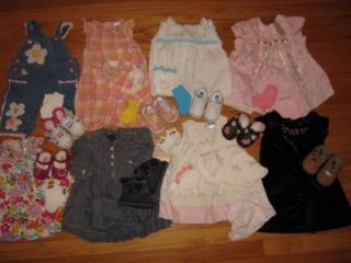 Newborn Baby Girl Clothes 0 6 Months Complete Layette 135 PC Huge Lot 