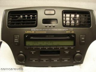 2002 2003 Lexus ES300 Radio Tape 6 Disc CD Changer P6816 86120 33510
