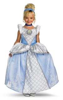 Girls Child Disney Prestige Cinderella Princess Costume