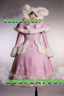 Gothic Coat Custom Fashion New Pink Lolita Warm Stylish