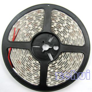 12V 5 Meter Red 5050 300 SMD LED Flexible Strip Light Waterproof 3M Tape