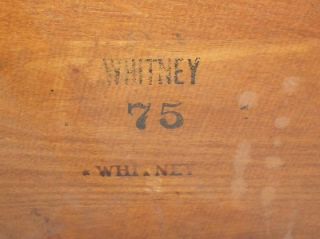 Antique Whitney Hardwood Wood Vanity Bench Stool Furniture 75 Seat Chair