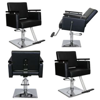 4X New Salon Reclining Hydraulic Styling Chair Equipment Package MP 91R Blk