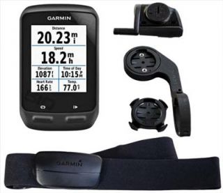 Garmin Edge 510 Bundle Cycling Computer GPS Bike HRM Cadence Bluetooth Touch New