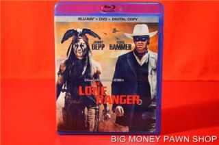 Blu Ray DVD Video Disney The Lone Ranger Johnny Depp Blu Ray DVD 