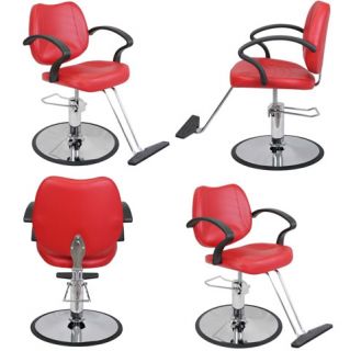 Salon Beauty Equipment Hydrualic Styling Chair Package 4 x SC 21RED