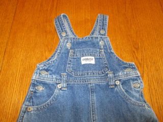OshKosh Denim Jumper Dress Used Infant Baby Girls Clothing Clothes Size XL 12