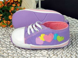 New Toddler Girl Baby Gril Purple White Dress Shoes Size 3 A628