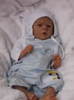 Clare's Babies Stunning Reborn Baby Boy Doll Angel by Olga Auer Sold Out