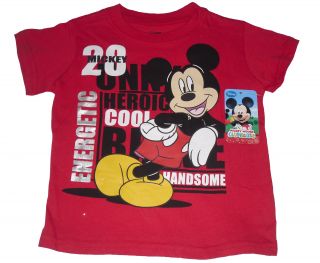 Baby Boys T Shirt Top Disney Mickey Mouse