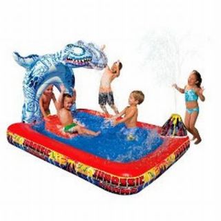 Jurassic Chomp Inflatable Swimming Pool Water Sprinkle