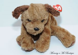 Ty Classic Retired Chips Brown Puppy Dog Plush Toy 1996