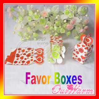 50 Rose Wedding Party Gift Favor Boxes Candy Supplies
