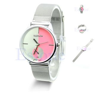 Fashion Luxury Women Lady Girls Stainless Steel Quartz Dress Wrist Watch Watches