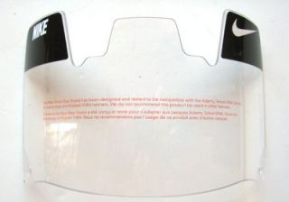 Lot of 3 Universal Clear Oakley Nike Football Helmet Face Guard Shields Visor