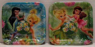 Disney Fairies Tinker Bell Party 16 Dessert Plates Beverage Napkins Cups