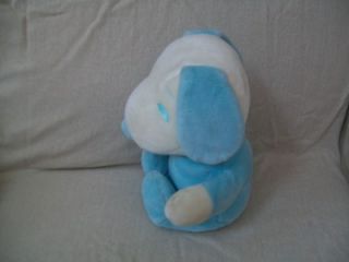 Vintage Snoopy Baby Blue and White Plush 14 inch 1968