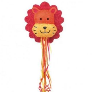 Birthday Party Supplies Lion Head Pull Party Pinata