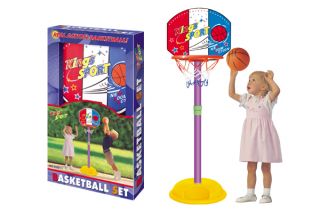 New in Box Children Kids Baby Toys Basketball Hoop Ball Game Stand Set 100cm 2T