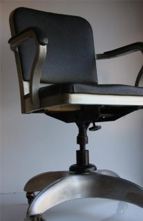Machine Age Goodform Good Form Emeco Office Chair Aluminum Tanker Desk Chair 2