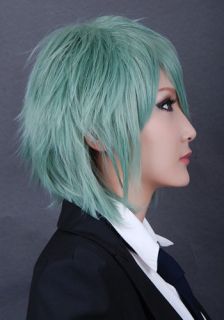 Demon King Daimao Kor One Cosplay Wig Light Green Short Costom Party coser Hair