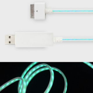 Newest Flash LED Light USB Flash Sync Charger Cable for iPhone 4 4S iPad2 Touch