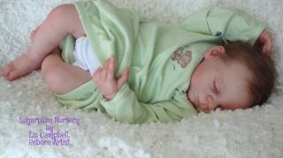 Sugarplum Nursery Reborn Baby Doll Annika by Birgit Gutzwiller Liz Campbell NR