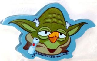 Angry Birds Star Wars Yoda Jumbo Eraser School Supplies Ages 3 New Rovio