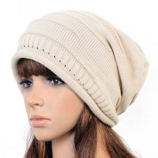 New 4 Color Unisex Hip Hop Styles Winter Plicate Baggy Beanie Knit Crochet Hats
