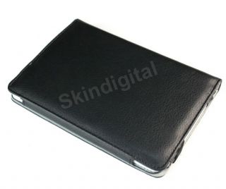 For Pocketbook Touch WiFi 6" eReader Black Leather Case Cover