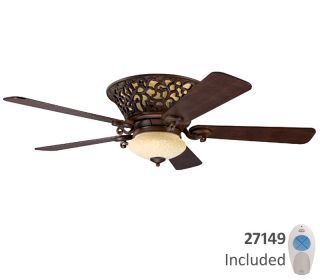 Hunter 52" Maresia Bronze and Cocoa Ceiling Fan 28607
