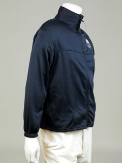 US Olympic Committee s Mens Jacket Navy Blue Zip Up Jogging Gym Fitness USA