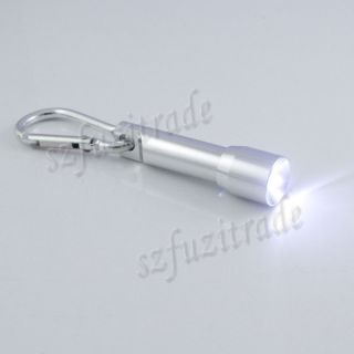 Portable Keychain Mini 10 Lumen LED Flash Light Torch Lamp 5 Colors to Choose