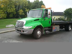 2007 International 4300 Flatbed Low Miles Tow Truck Roll Deck