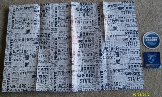 We Are Penn State Nittany Lions Gift Wrap Wrapping Paper Alumni Bumper Stickers