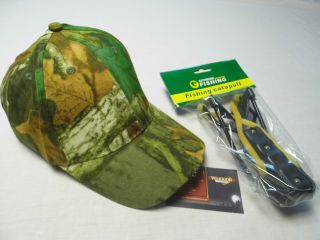 Hunting Fishing Camouflage Cap with 5 LED Lights and Fishing Cataplut