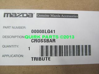 2008 2011 Mazda Tribute Roof Rack Cross Bars Brand New Genuine