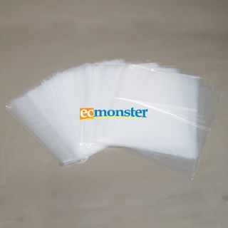 100 Clear 9x12 Poly Plastic Bags Flat Open Top 1mil