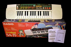 RARE Vintage Casio SA 35 Keyboard Electronic Piano New